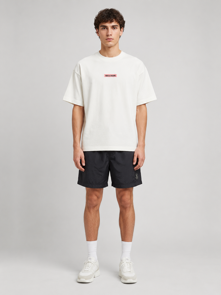OVERSIZED HEAVYWEIGHT COTTON WHITE T-SHIRT
