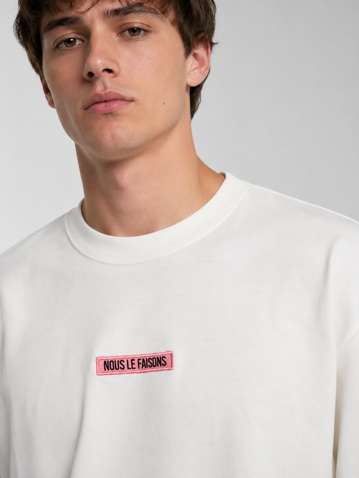 OVERSIZED HEAVYWEIGHT COTTON WHITE T-SHIRT