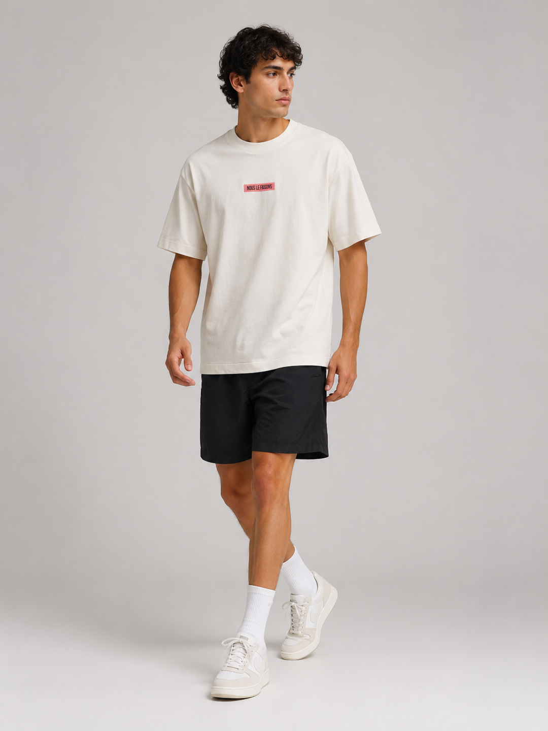 OVERSIZED HEAVYWEIGHT COTTON WHITE T-SHIRT